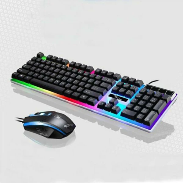 USB Проводная клавиатура мышь комбинированный набор с подсветкой дизайн для игр JLRJ88