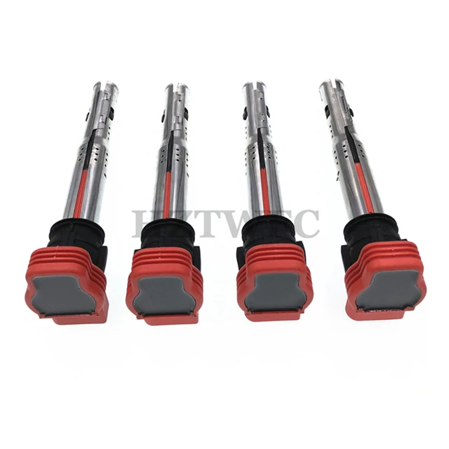 4 шт. Катушка зажигания для VW Jetta Golf Passat Tiguan CC Touareg для A3 A4 A5 A6 A7 A8 TT 06E905115 06E905115E