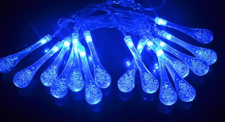 Светодиодный светильник в виде капли воды 5 м 28 дюймов AC220V|lights for wedding|fairy lightsstring fairy