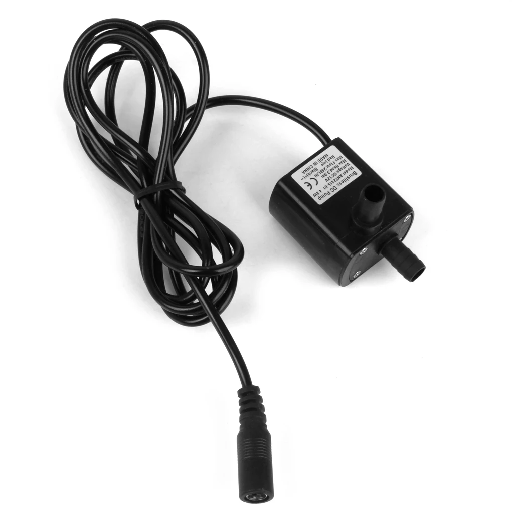

4.8W Plastic High Efficiency Anti Pollution Durable Water Pump With Outlet Black