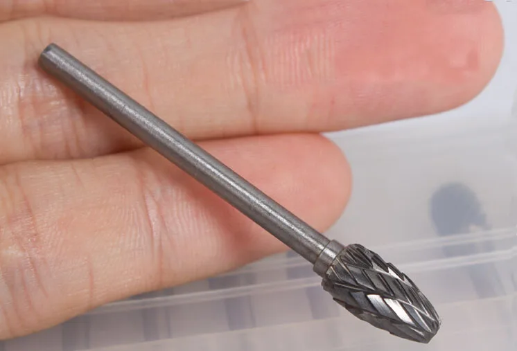 Новый 10 шт. 1/8 &quotхвостовик карбида вольфрама фреза инструмент Burr Double Diamond Cut