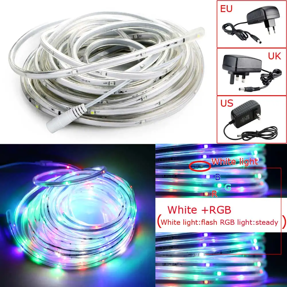 Радужная гирсветильник да белого цвета RGB с адаптером питания|rgb w|rgb 10m10m rgb |
