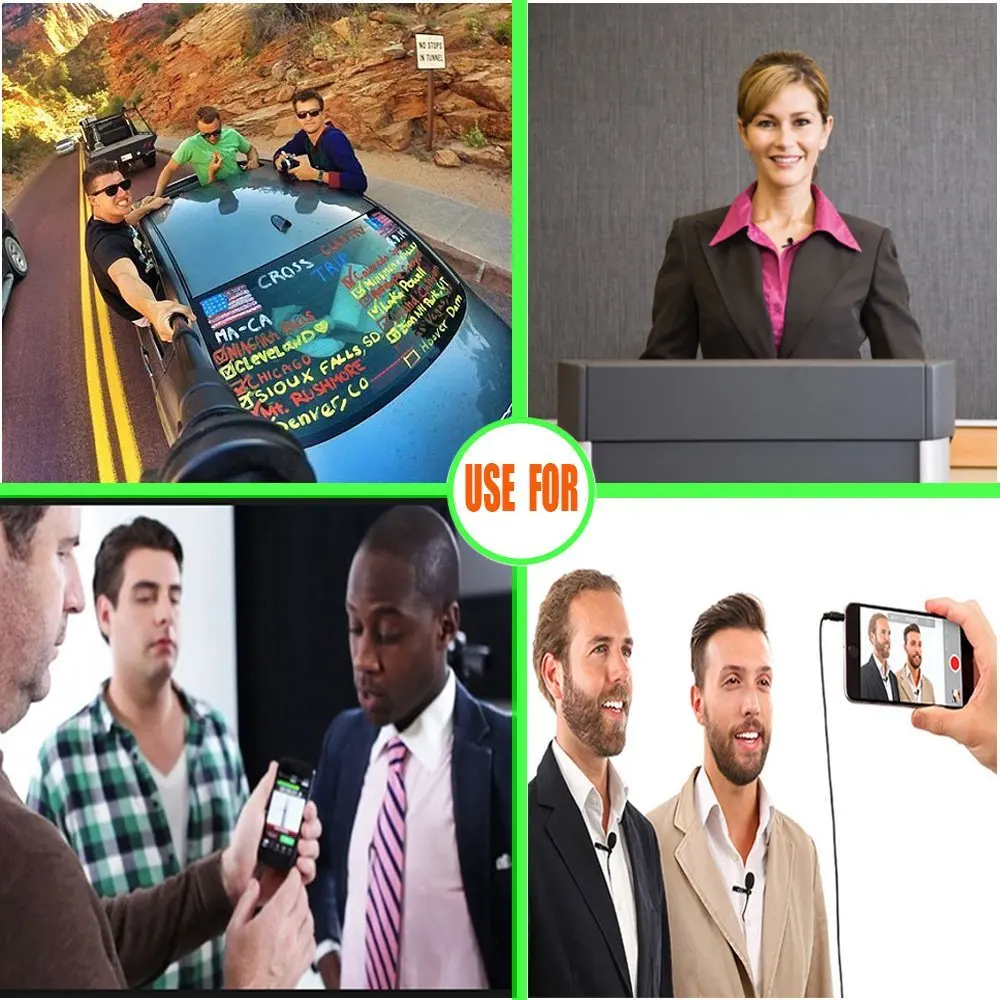 Петличный мини-микрофон с креплением разъем 3 5 мм проводной конденсаторный