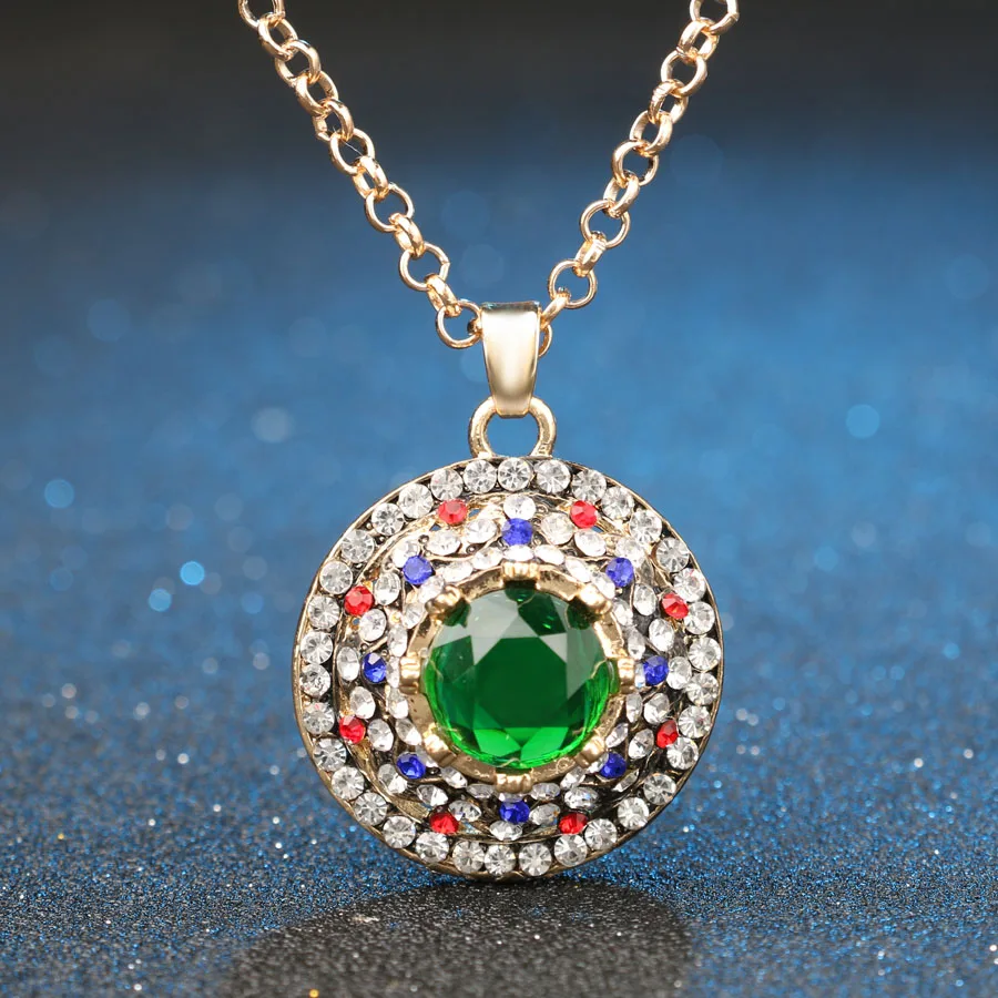 Женский ювелирный комплект из колье и серёг золотистого цвета|earrings necklace|jewelry