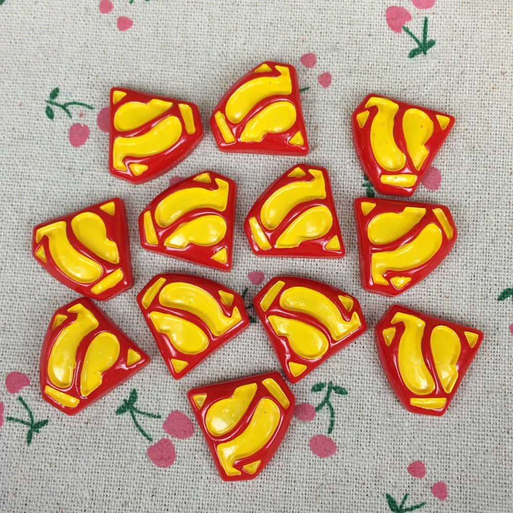 10 шт. мультяшный кабошон с плоской задней стороной декоративные аксессуары для