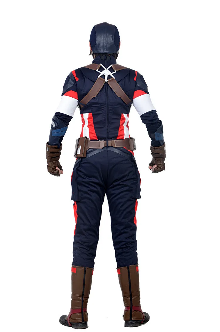 Newest Marvel movie costume age of Ultron Costume Captain America Cosplay Steve Rogers Superhero for men | Тематическая одежда и