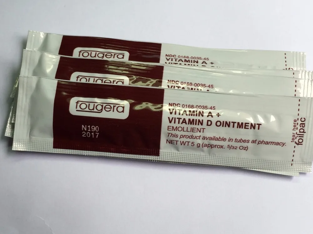 50 Pieces Box fougera ointment Used for Permanent Makeup Creams Ointment VITAMIN A + D OINTMENT Tattoo Accesories | Красота и