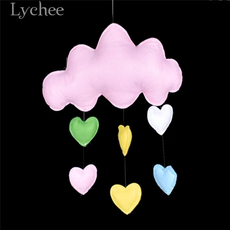 Lychee современный полиэстер облако звезда в форме сердца висящий орнамент