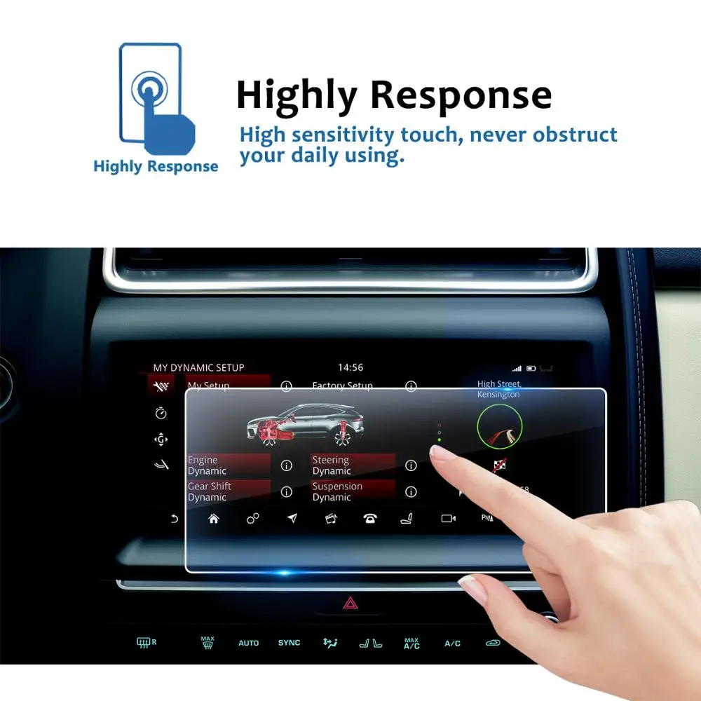 Экран-протектор для E-Pace Incontrol Touch Pro 10 2 дюйма 2018 закаленное стекло - купить по