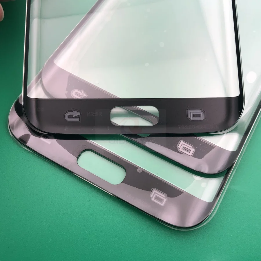 Замена внешнего стекла для samsung Galaxy S7 Edge G935 G935F ЖК-дисплей сенсорный экран Переднее стекло Внешний объектив
