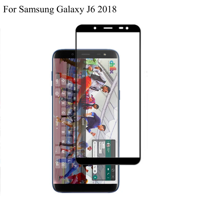 Ультратонкая Защитная пленка для экрана из закаленного стекла Samsung Galaxy J6 2018
