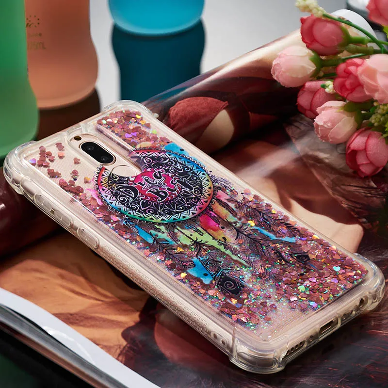 YB-16 Для samsung J7 J7 Verizon J727 чехол для телефона Мягкие силиконовые ТПУ с сияющими блестками Плывун задняя крышка SM-J710 j700 J 7 - Цвет: YB-16