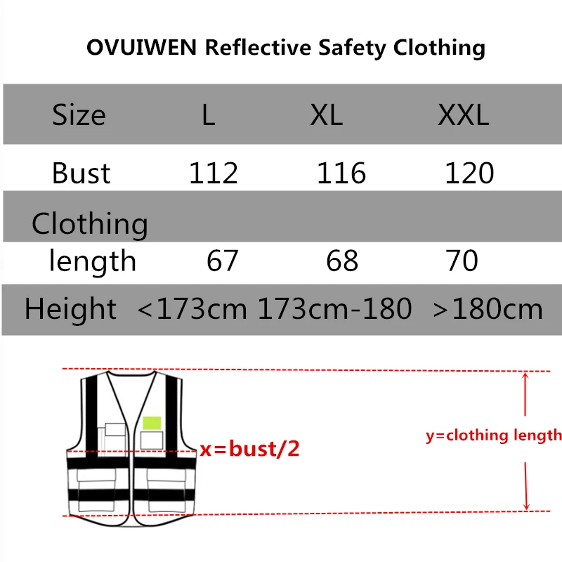 

10 PCS Free Custom LOGO Reflective vest construction site safety protective clothing jacket garden traffic fluorescent vest