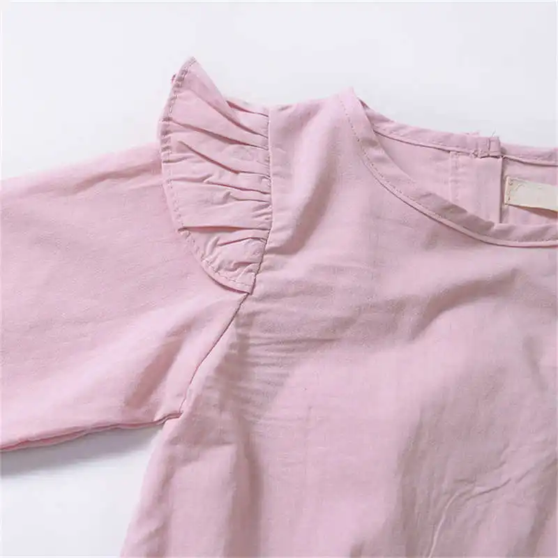 Детский однотонный комбинезон для девочек на возраст 0-24 года | Мать и ребенок