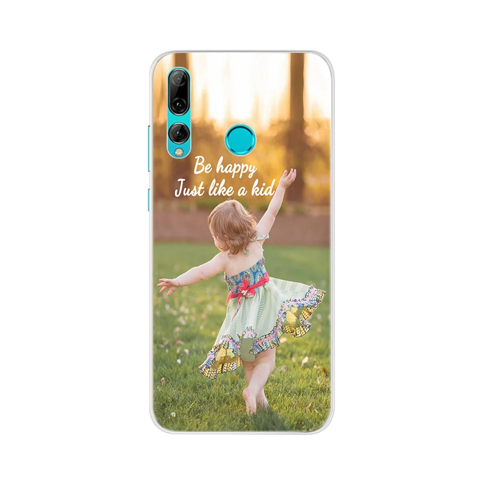 Чехол для Huawei P Smart Plus 2019 силиконовый мягкий ТПУ чехол с животными задняя крышка