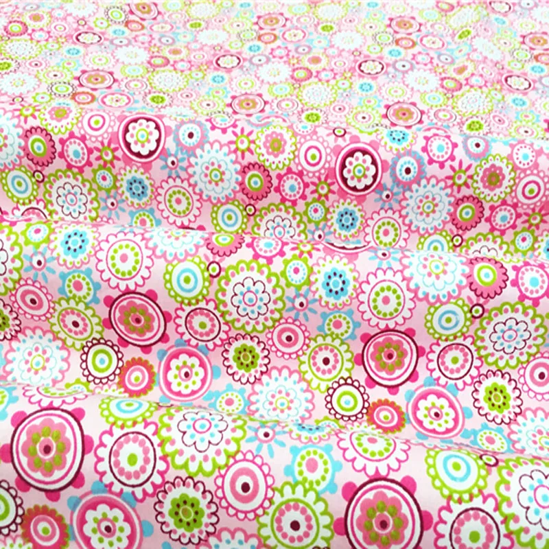 Изящный хлопковый комплект одежды для шитья кукол 50x40 см|cotton fabric bundles|fabric bundlefloral