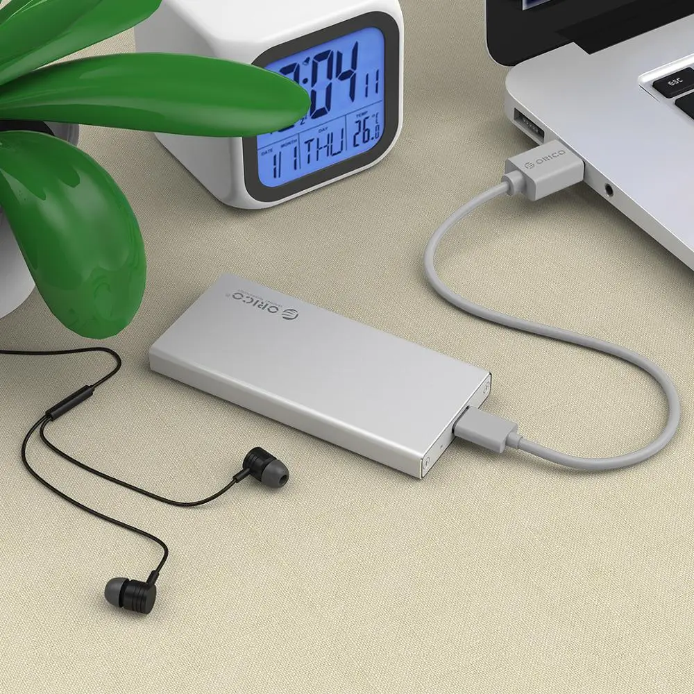 ORICO Алюминиевый USB C к mSATA SSD чехол USB3.1 жесткий диск Корпус SuperSpeed для Windows/Linux/Mac|hdd