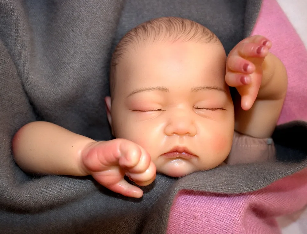 50 см цельная силиконовая кукла Reborn Baby Doll игрушка 20 дюймов Мягкая Реалистичная настоящая человеческая кожа bebes Reborn Boutique куклы для новорожденных подарок