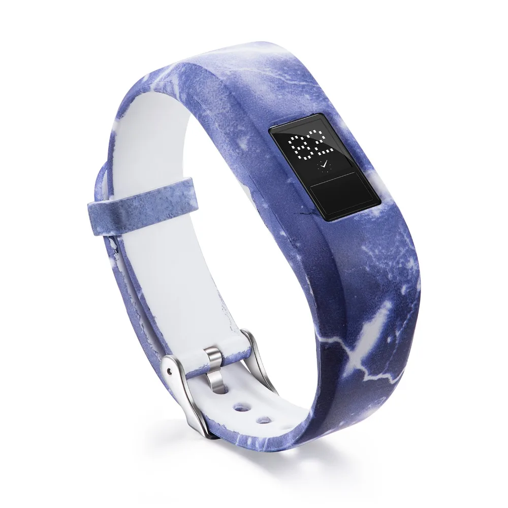 Ремешок для часов Garmin Vivofit 3 сменный Силиконовый браслет с металлической пряжкой