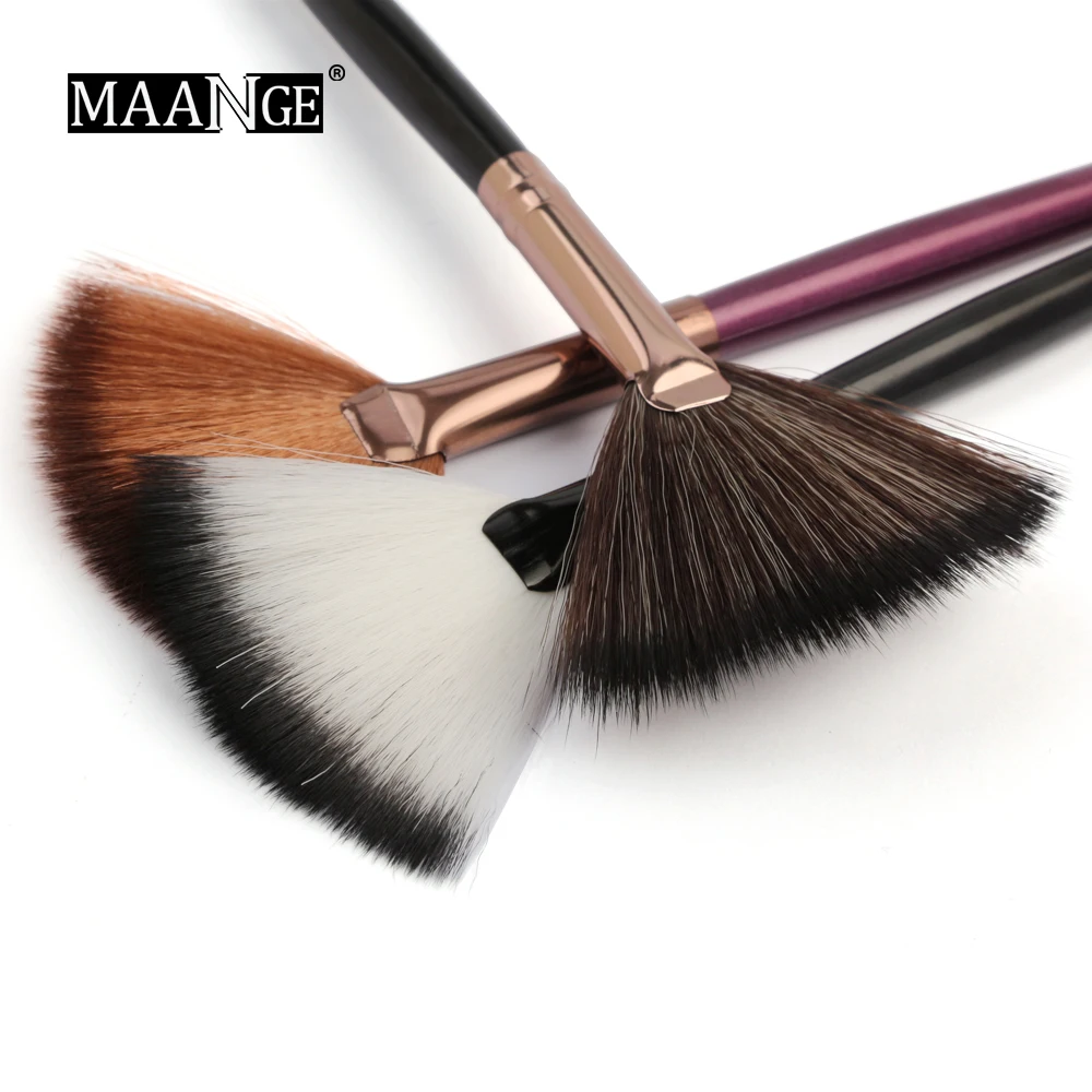 Кисти для макияжа &quotmaange&quot набор профессиональных кистей с вентилятором из