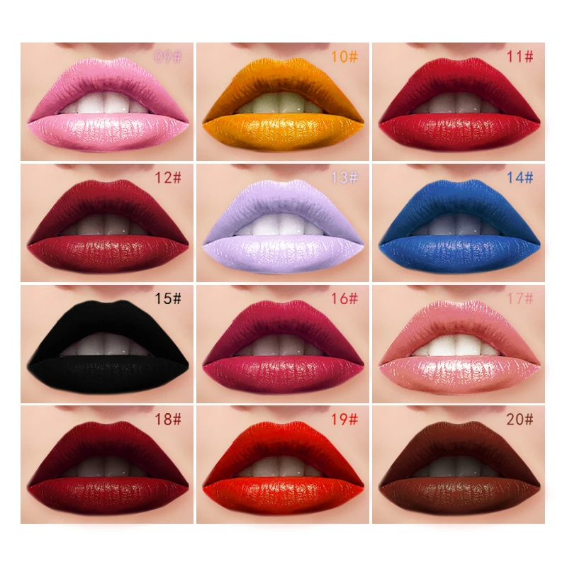 20 Color Dick Matte Tint Lipstick Red Velvet Waterproof Long Lasting Lipgloss Sexy Penis Tattoo Lips Makeup Brand Vnook |