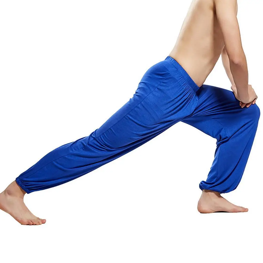 Мужские штаны для йоги Kung FuTai Chi Пилатес беговые мягкие удобные брюки из модала