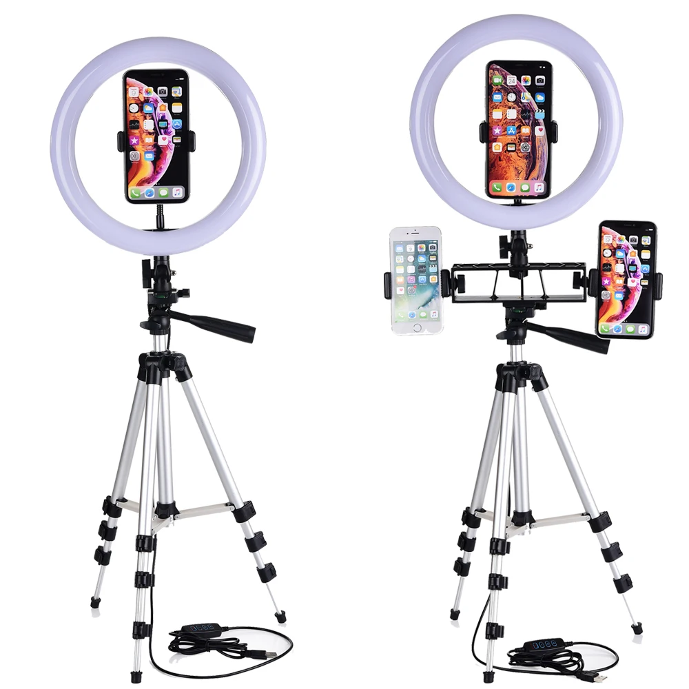 Волнистых волос 16 26 см фотографии затемнения светодиодный селфи кольцо