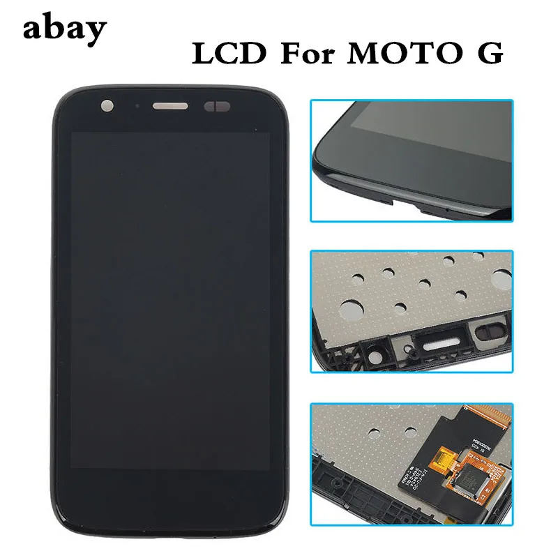 100% протестированный ЖК-экран для Motorola moto G LCD xt1032 xt1033 G1 экран с сенсорным