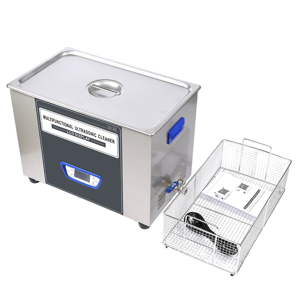 

30L Ultrasonic Cleaner Bath Power Time Temperature Adjustable Sweep Frequency Degassing Sleeping Mode degas Cleaning Machine