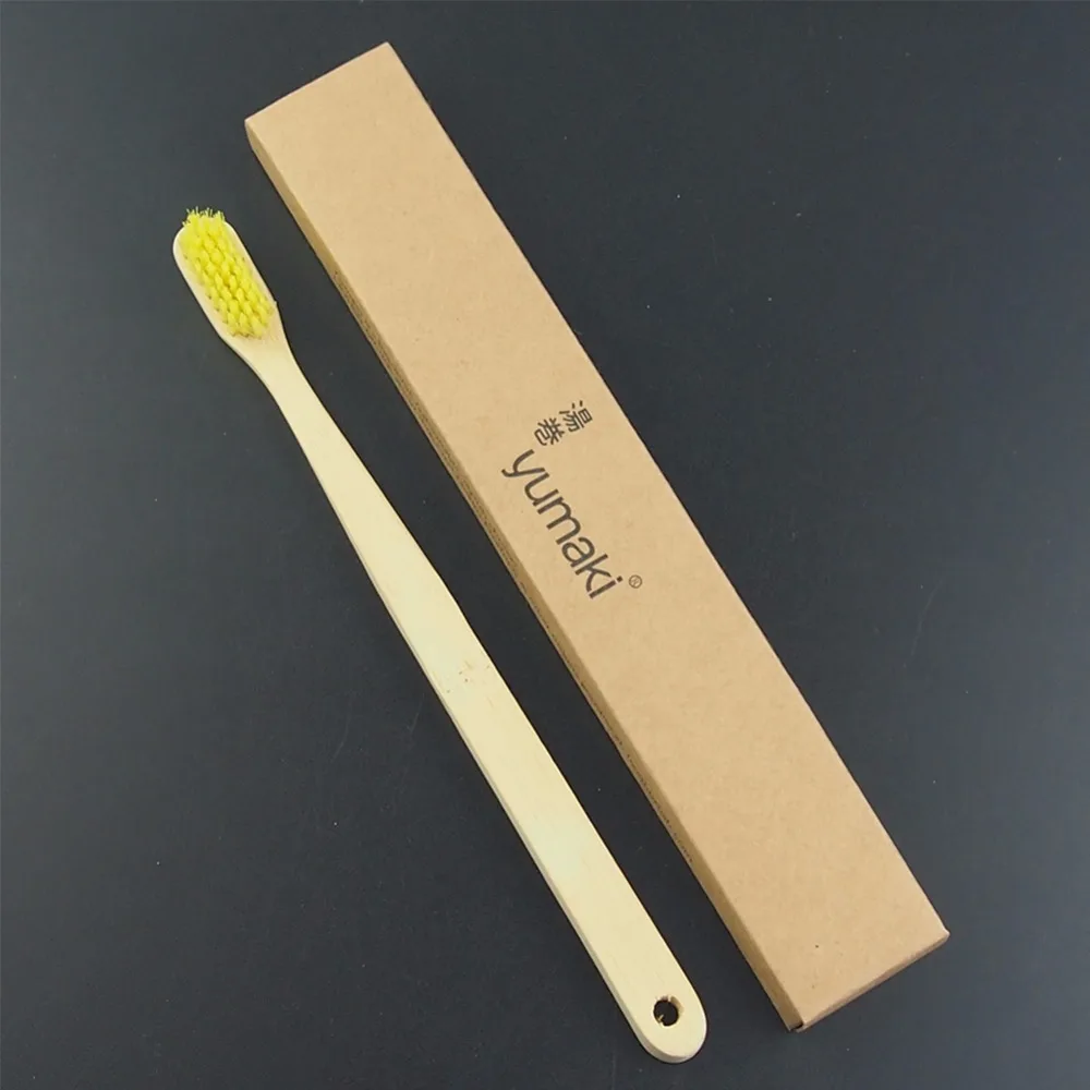 Бамбуковая зубная щетка DR.PERFECT 2 шт./лот натуральная мягкая из бамбукового угля