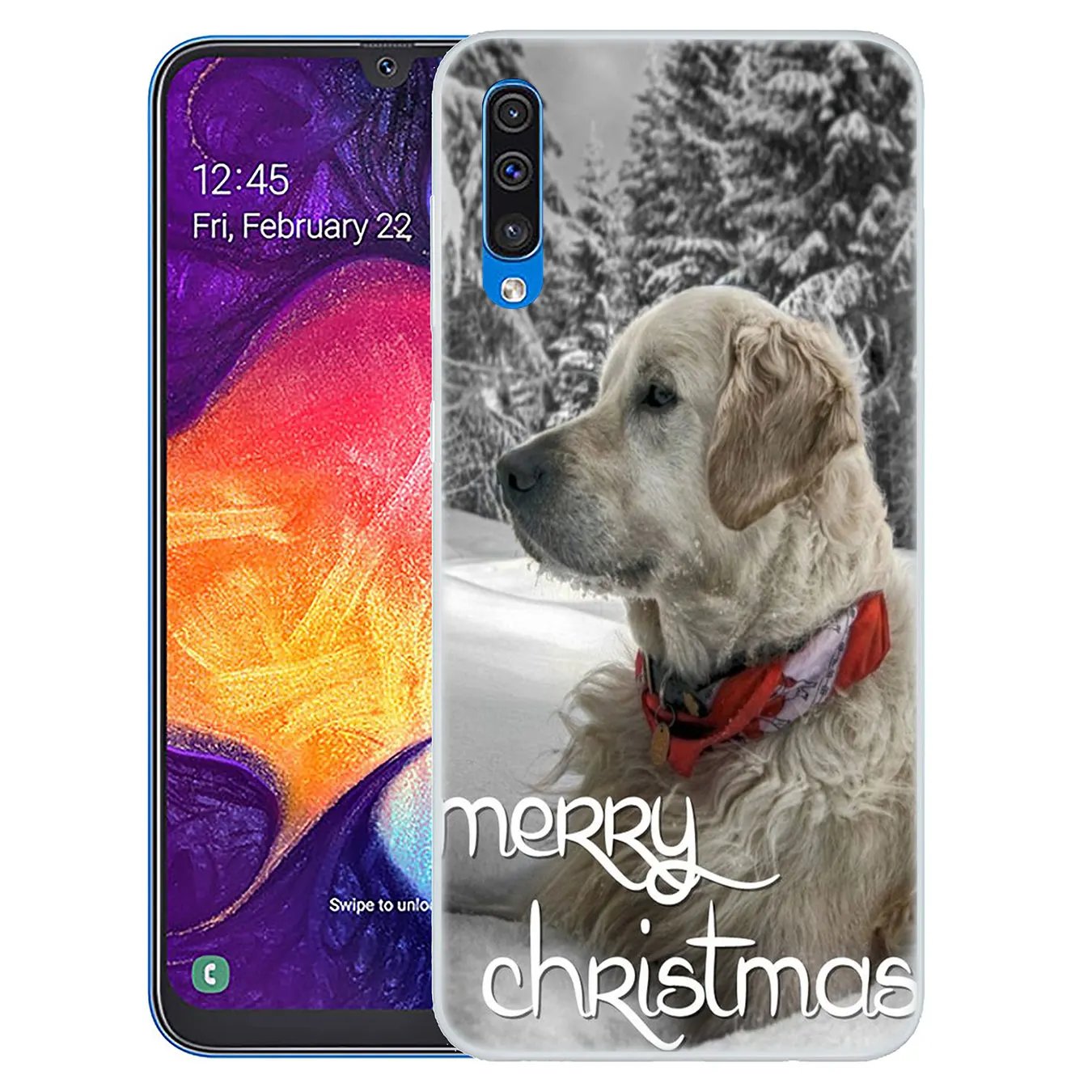 Твердый чехол для телефона Lavaza Merry Christmas happy New Year DOG Samsung Galaxy A20E M40 M30 M20 M10 A10 A20 A30 A40 A50