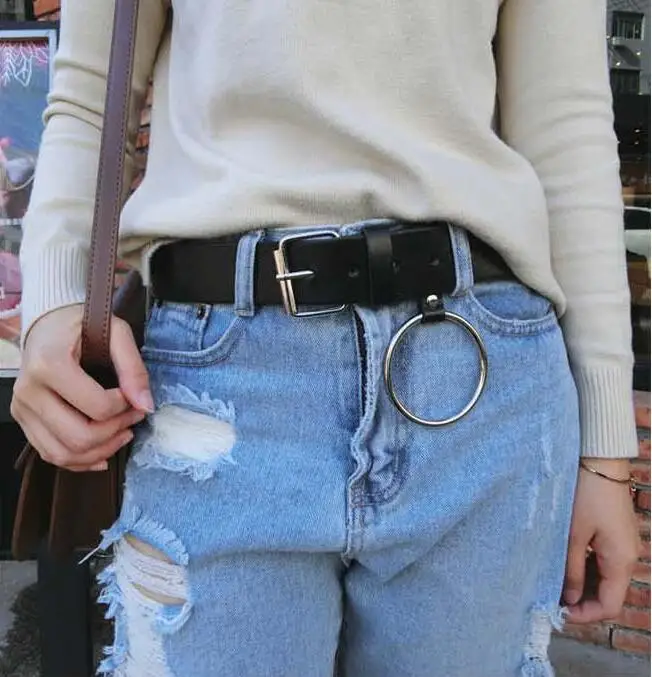 Женский ремень из ПУ кожи с золотистой пряжкой|decorative belt|women waist beltsbelt female |