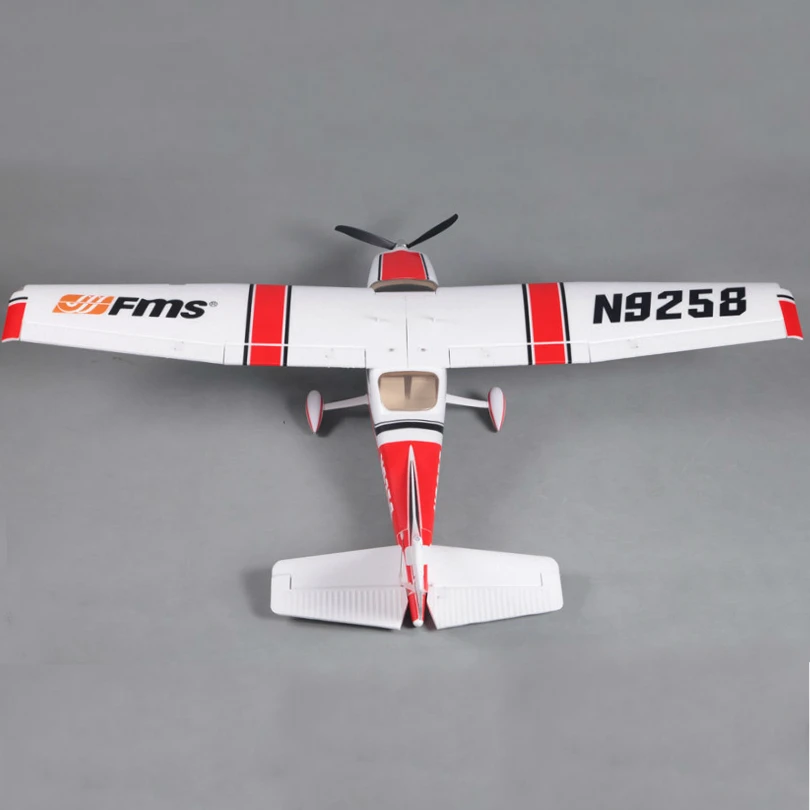 Модель FMS 1400 мм/1 4 м Sky Trainer Cessna 182 AT Red 5CH со светодиодными накидками масштаб PNP