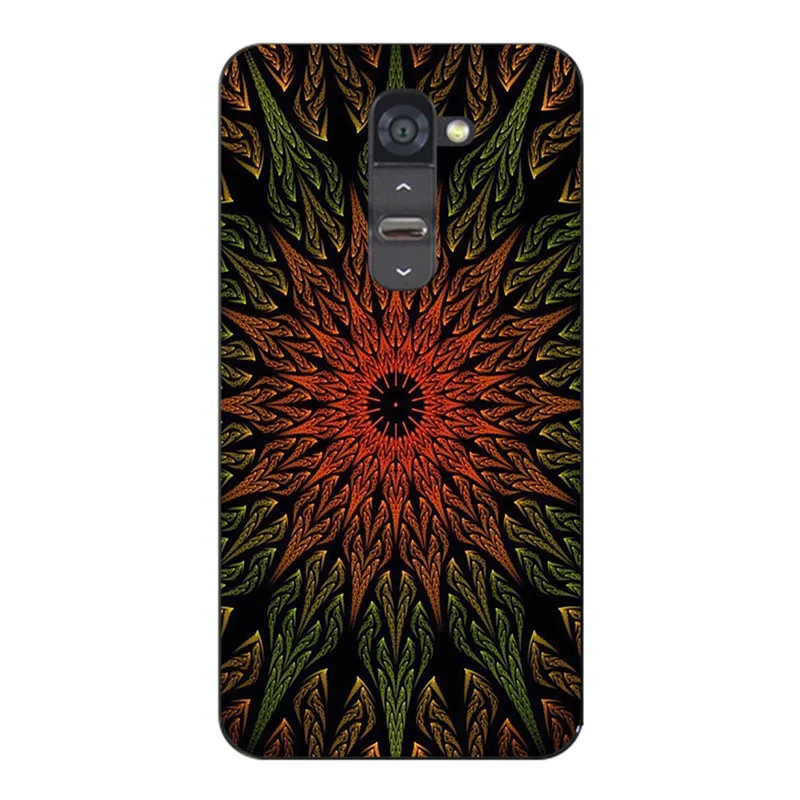 Силиконовый чехол для телефона LG G2 с принтом цветов кошек тигра Optimus G 2 D802 D805 D801