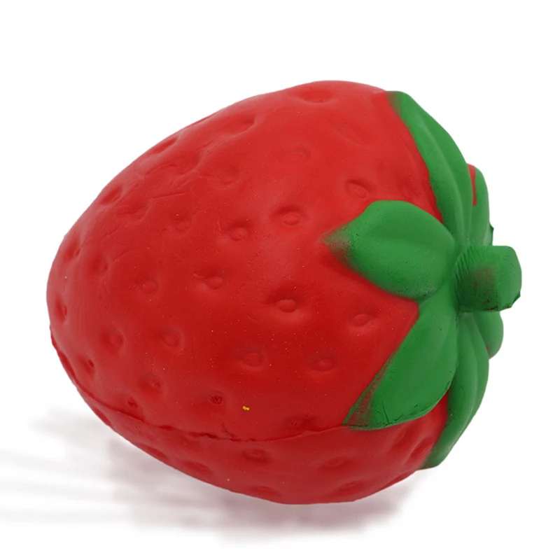 2018 Новый высокое качество Kawaii милые jumbo 8 см клубника мягкой Ароматические Squishy