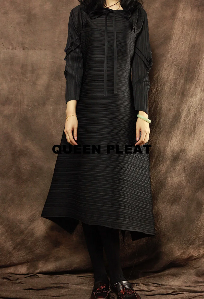 

royal pleated full dress one-piece dress clothing loose vintage dress banquet all-match