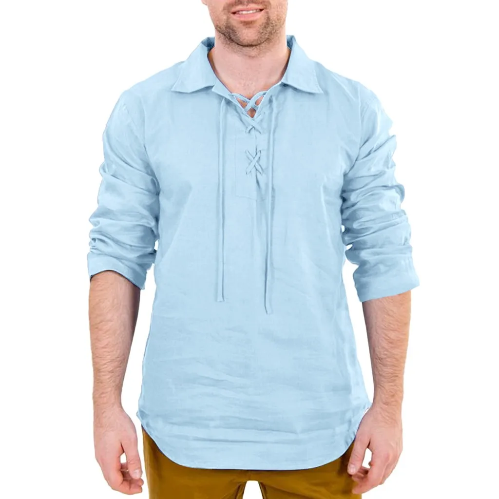 Однотонная Черная Мужская рубашка ropa hombre, летняя повседневная льняная и хлопковая рубашка с длинным рукавом, Мужская Облегающая рубашка Camisas De Hombre