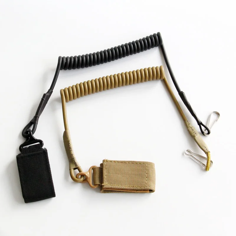 

4PCS Anti-lost Anti-thief Multipurpose Fastener Secure Elastic Spring Lanyard Sling Travel Gear