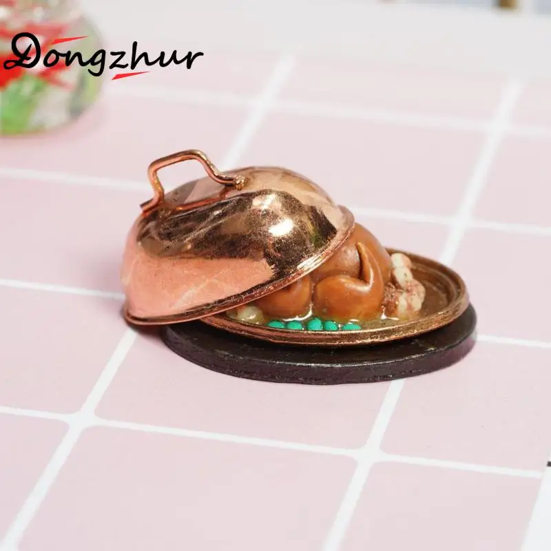 Dongzhur миниатюрный кукольный домик еда на День Благодарения с чехлом индейки