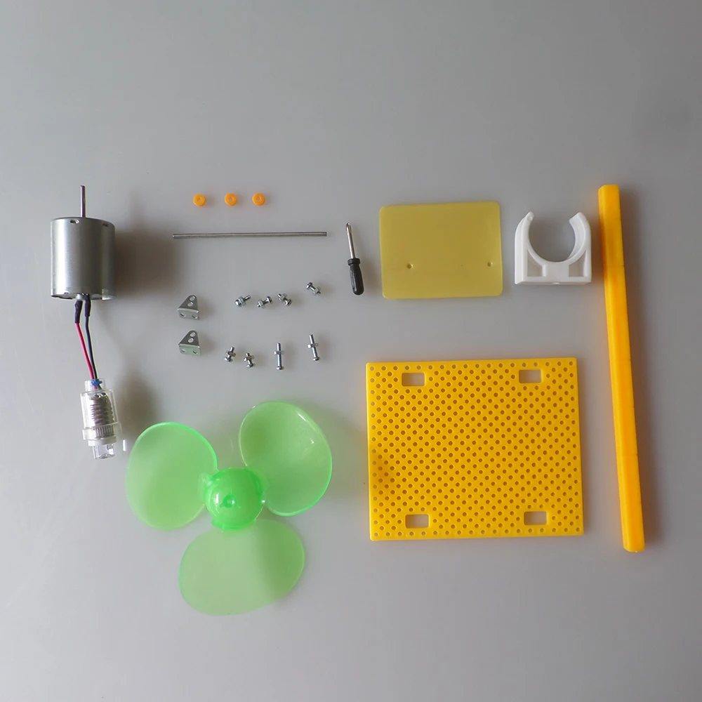 Mini power lighting system generation table lamp DC motor experimental small model assembly educational toys | Обустройство дома