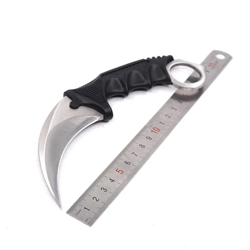 Cs go Karambit нож с фиксированным лезвием для охоты и кемпинга карманный выживания