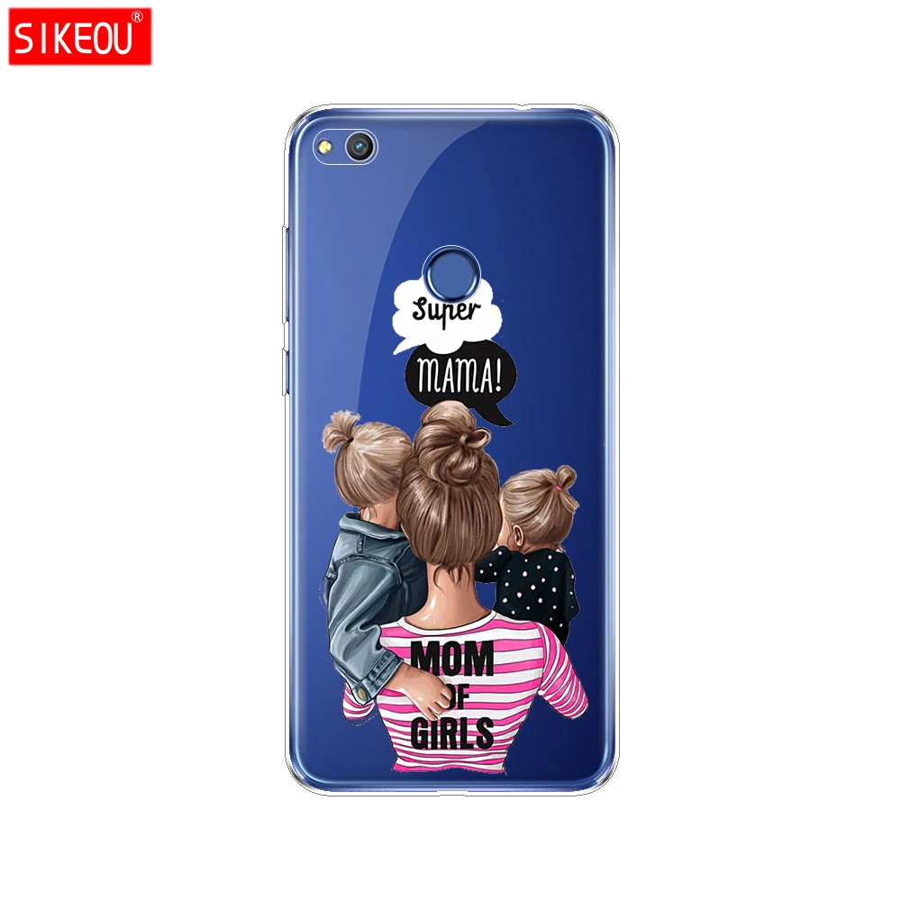 Чехол для Huawei P20 P7 P8 P9 P10 Lite Plus Pro 2017 P Smart Case силиконовый чехол телефона funda Baby mom Girl and
