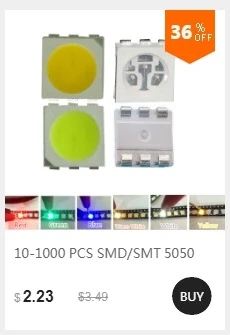 WS2812B светодиодный с радиатором(10 мм* 3 мм) DC5V 5050 SMD RGB WS2812 IC чипы