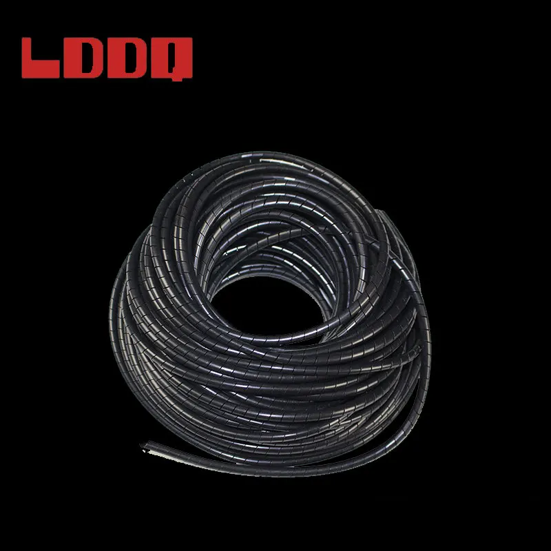 Спиральные ленты LDDQ 10 м для обмотки проводов полиэтиленовые спиральные мм