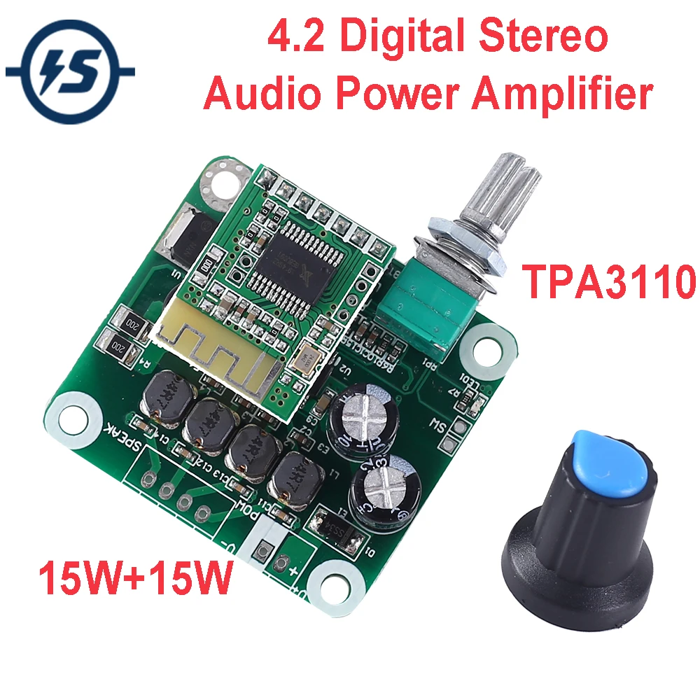 TPA3110 15Wx2 Bluetooth 4 2 цифровой стерео аудио усилитель мощности доска DIY 15 Вт + D Класс