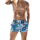 Seobean, хит продаж, летние шорты для мужчин, пляжные шорты с изображением листьев кокосового ореха, мужские быстросохнущие шорты