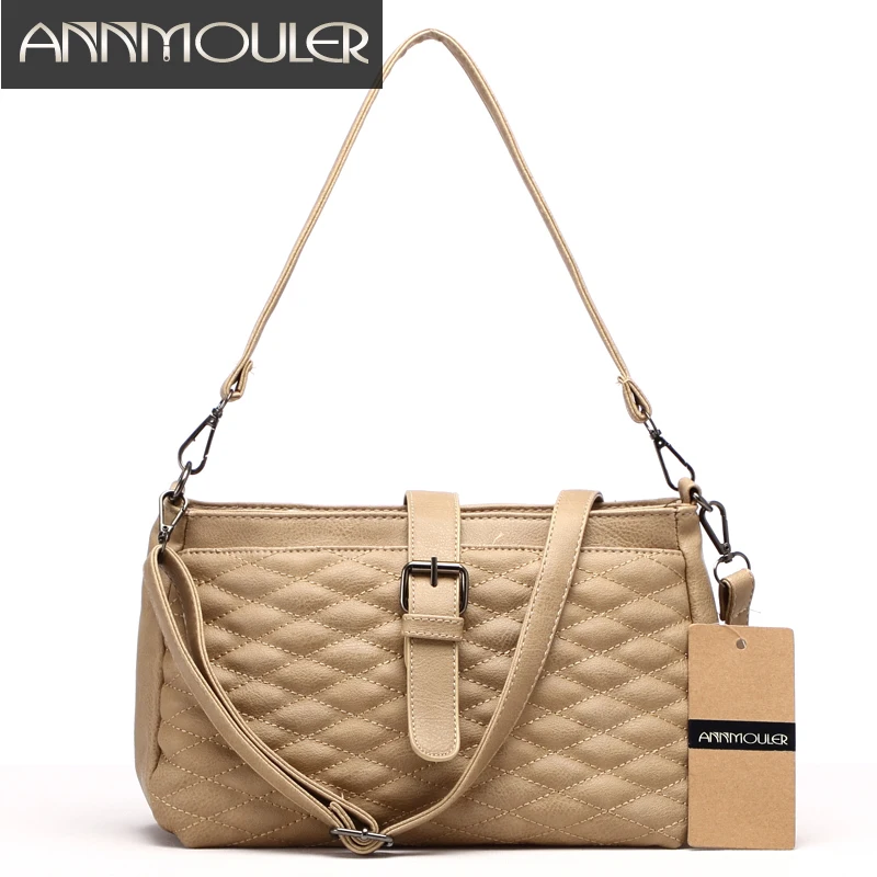 

Annmouler New Fashion Women Shoulder Bag Multifunctional Handbags 6 Colors High Quality Messenger Bag OL Crossbody Bag for Girl