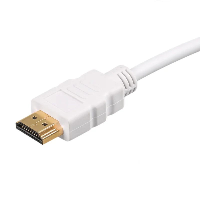 DZLST 50 шт./лот DHL Бесплатная доставка HDMI к VGA адаптер конвертер видео 1080P цифровой