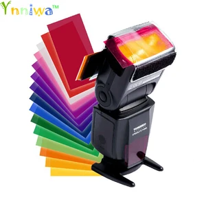 12 цветовнабор, карточка для вспышки, гелевый фильтр, цветовой баланс с резиновой лентой