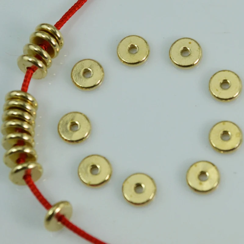 

Copper spacer beads Tasbih accessories Metal fittings tassels Rosary accessories bracelets LXPJ025